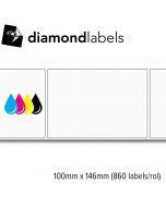 Diamondlabels 100x146mm mat papier