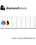 Diamondlabels 56x25mm mat papier