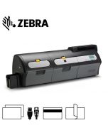 Zebra ZXP Series 7 cardprinter dubbelzijdig magneetstrip encoder met enkelzijdige laminator USB/ethernet