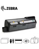 Zebra ZXP Series 7 cardprinter dubbelzijdig magneet & contact & MIFARE® encoder met dubbelzijdige laminator USB/ethernet
