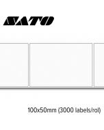 Sato Eco Thermal Standaard 100x50mm voor mid-range en high-end printers (3.000 labels/rol)