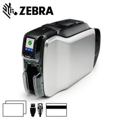 Zebra ZC300 cardprinter dubbelzijdig magneetstrip encoder USB/ethernet
