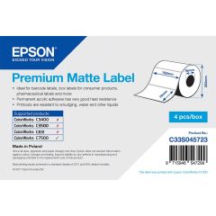 Epson 102x76 mm Premium matt Die-Cut labels voor C7500 en C7500G (1.570 labels)