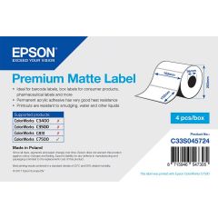 Epson 102x152 mm Premium matt Die-Cut labels voor C7500 en C7500G (800 labels)