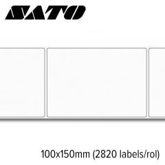 Sato Vellum Standaard 100x50mm voor mid-range en high-end printers (2.820 labels/rol)