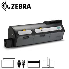 Zebra ZXP Series 7 cardprinter dubbelzijdig magneetstrip encoder met enkelzijdige laminator USB/ethernet
