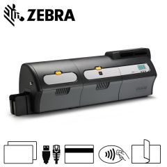 Zebra ZXP Series 7 cardprinter dubbelzijdig magneet & contact & MIFARE® encoder met enkelzijdige laminator USB/ethernet