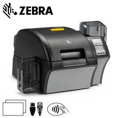 Zebra ZXP Series 9 300dpi Retransfer cardprinter dubbelzijdig contact & MIFARE® encoder USB/ethernet