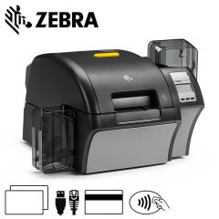 Zebra ZXP Series 9 300dpi Retransfer cardprinter dubbelzijdig magneetstrip & contact & MIFARE® encoder USB/ethernet