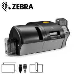 Zebra ZXP Series 9 300dpi Retransfer cardprinter dubbelzijdig met enkelzijdige laminator USB/ethernet