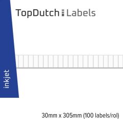 TopDutch Labels 30mm rond mat papier met Ntag 216